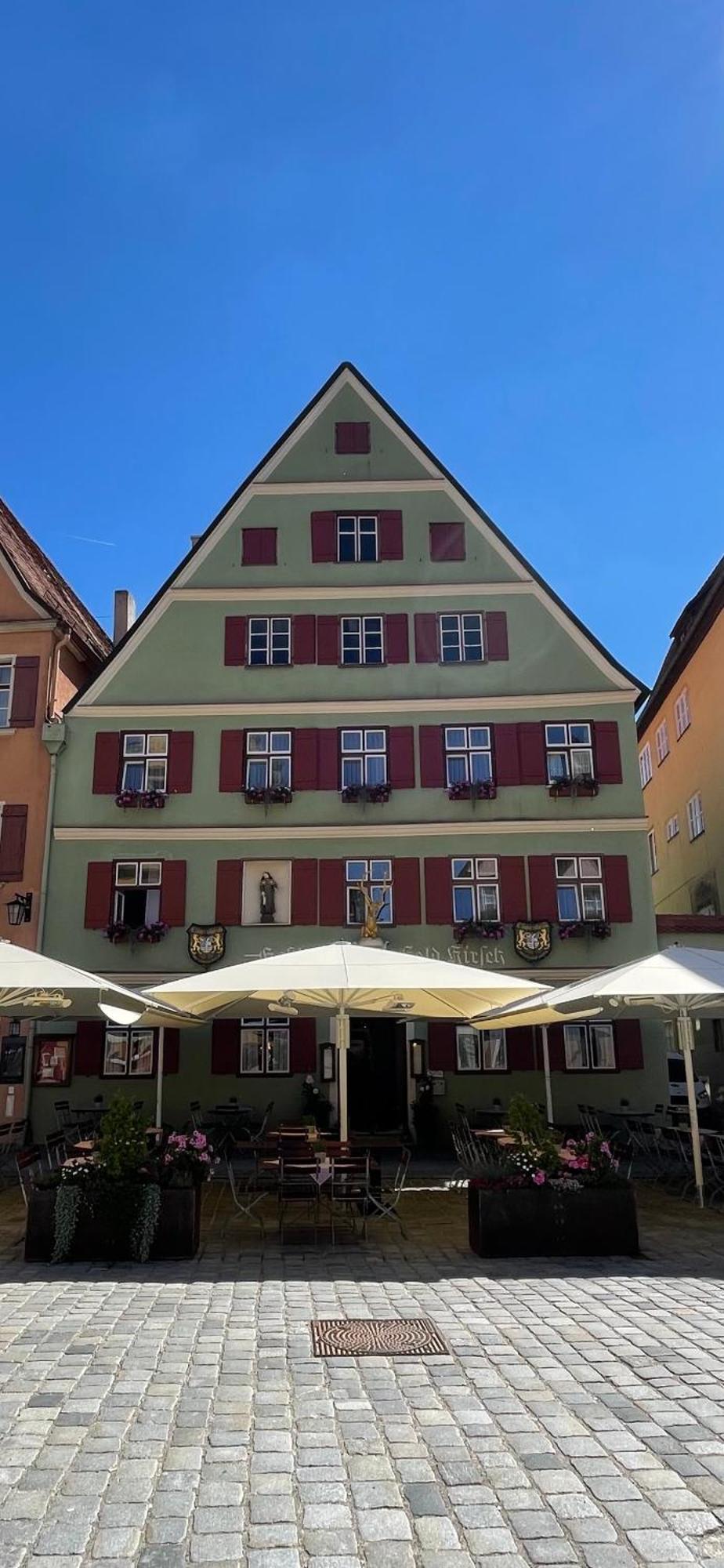 Hotel Goldner Hirsch Dinkelsbühl Exterior foto